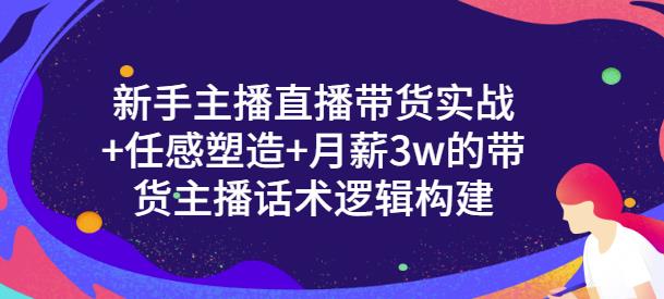 【副业项目3593期】新手如何做直播带货话术：信任感塑造+月薪3w的带货主播话术逻辑构建-村长副业网