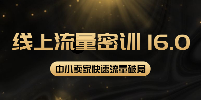 【副业项目4288期】2022秋秋线上流量密训16.0：包含 暴力引流10W+中小卖家流量破局技巧 等等-村长副业网
