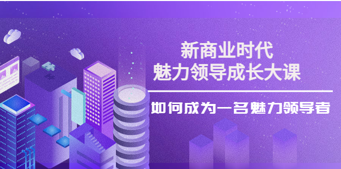 【副业项目4291期】新商业时代·魅力领导成长大课：如何成为一名魅力领导者（26节课时）-村长副业网
