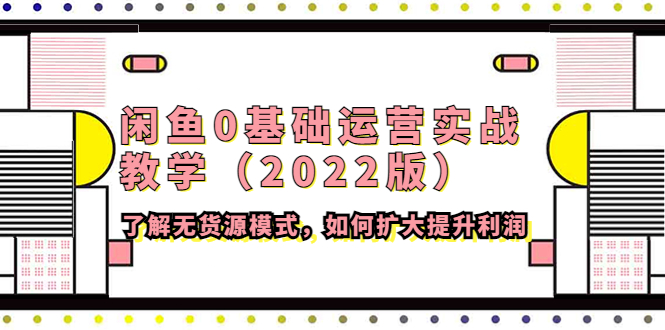【副业项目4490期】闲鱼0基础运营实战教学（2022版）了解无货源模式，如何扩大提升利润-村长副业网
