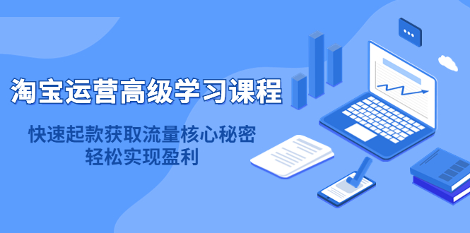 【副业项目4654期】淘宝运营高级学习课程：快速获取流量核心秘密，轻松实现盈利-村长副业网