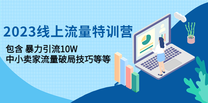 【副业项目4809期】2023线上流量特训营：包含暴力引流10W+中小卖家流量破局技巧等等-村长副业网