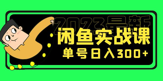 【副业项目5277期】花599买的闲鱼项目：2023最新闲鱼实战课，单号日入300+（7节课）-村长副业网