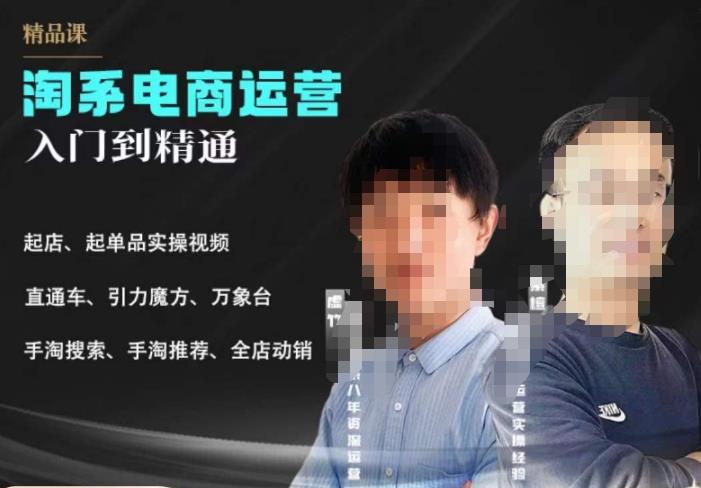 【副业项目6098期】2023手淘搜索实操课+体系化课程，​起店起单品实操视频课程-村长副业网