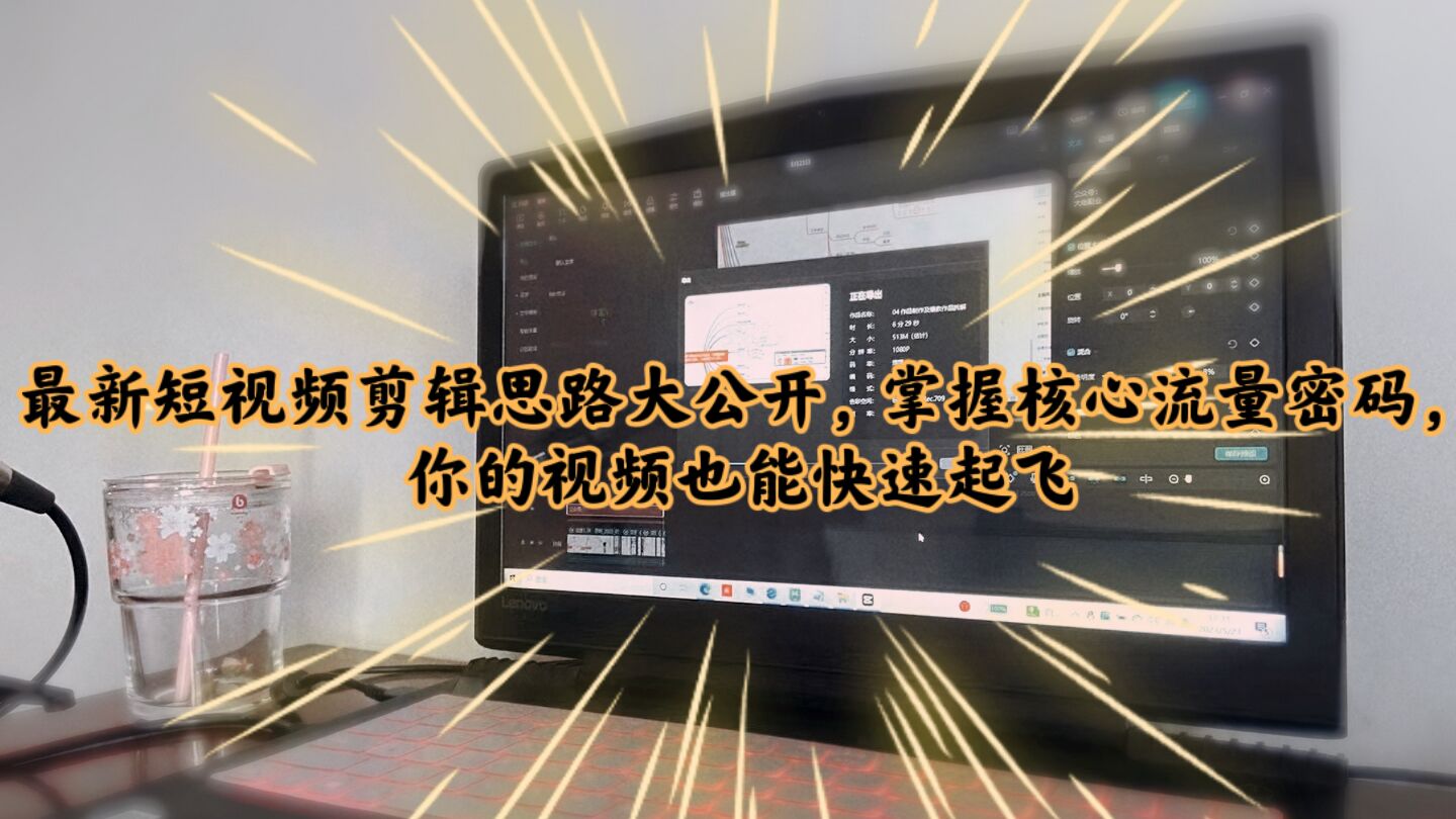 【副业项目6115期】最新短视频剪辑思路大公开，掌握核心流量密码，你的视频也能快速起飞-村长副业网