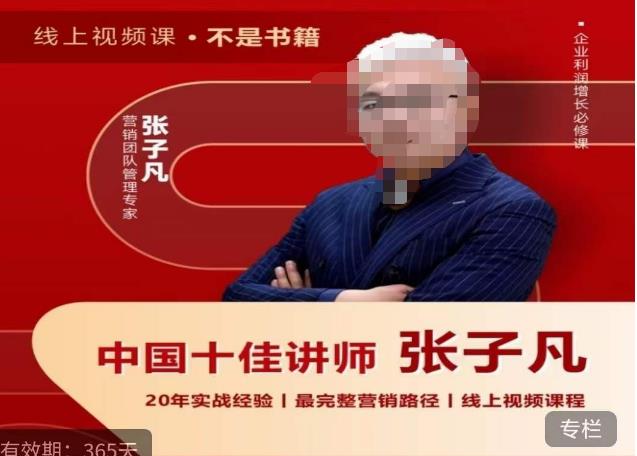 【副业项目6076期】张子凡·20年实战经验，揭秘营销背后的底层逻辑，突破思维局限，从根本上破解营销难题-村长副业网