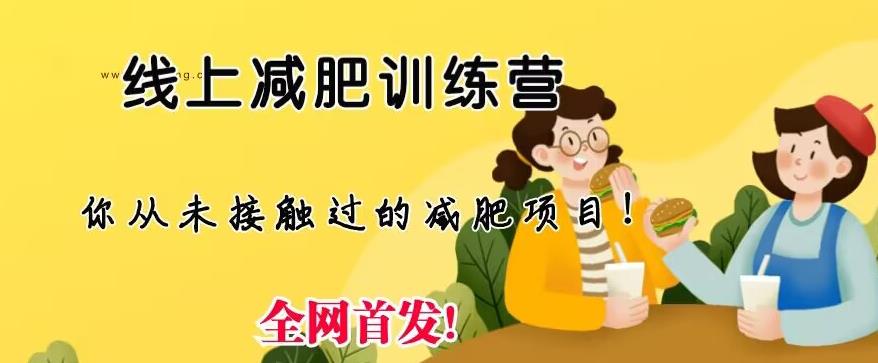 【副业项目6995期】线上减肥训练营，足不出户，仅靠拉几个社群，发几条朋友圈，就可以月实现入五位【揭秘】-村长副业网