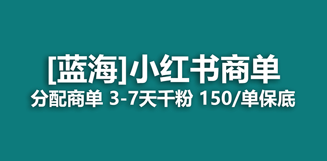 【副业项目7555期】2023蓝海项目，小红书商单，快速千粉，长期稳定，最强蓝海没有之一-村长副业网