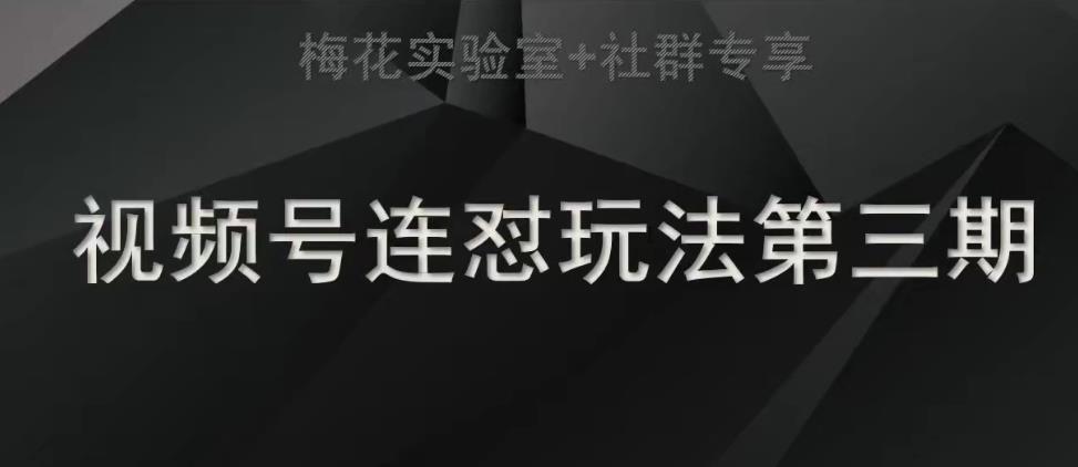 【副业项目7573期】梅花实验室社群连怼玩法第三期轻原创玩法+测素材方式-村长副业网