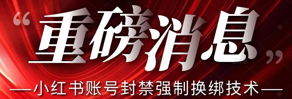 【副业项目7574期】【最新】小红书账号封禁强制换绑技术可日赚300-村长副业网