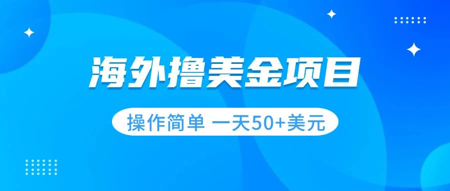 【副业项目7933期】撸美金项目 无门槛 操作简单 小白一天50+美刀-村长副业网