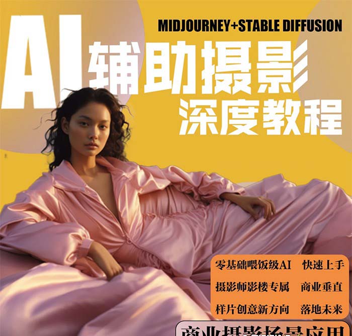 【副业8814期】2024年AI辅助摄影人工智能商业应用摄影课程（37节课）-村长副业网