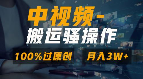 【副业8948期】无脑双重去重原创视频，100%中视频+视频号分成计划-村长副业网