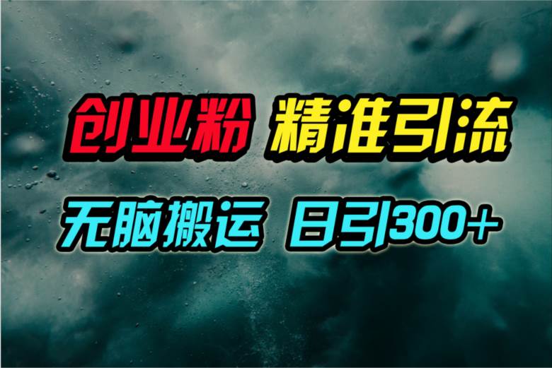 视频号纯搬运日引300+创业粉教程！-村长副业网