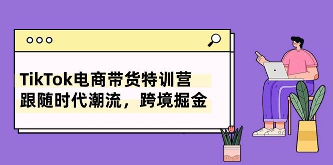 TikTok电商带货特训营，跟随时代潮流，跨境掘金（8节课）-村长副业网