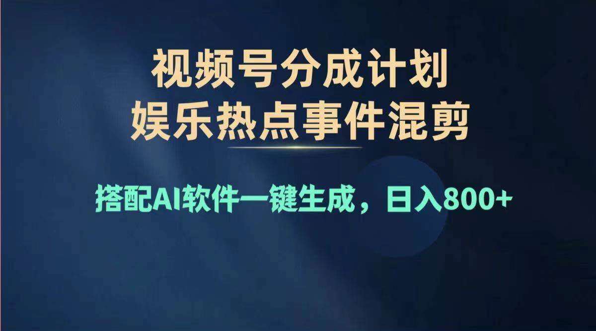 2024年度视频号赚钱大赛道，单日变现1000+，多劳多得，复制粘贴100%过…-村长副业网