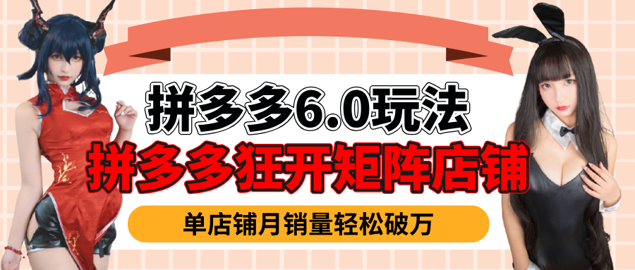 拼多多虚拟商品暴利6.0玩法，轻松实现月入过万-村长副业网