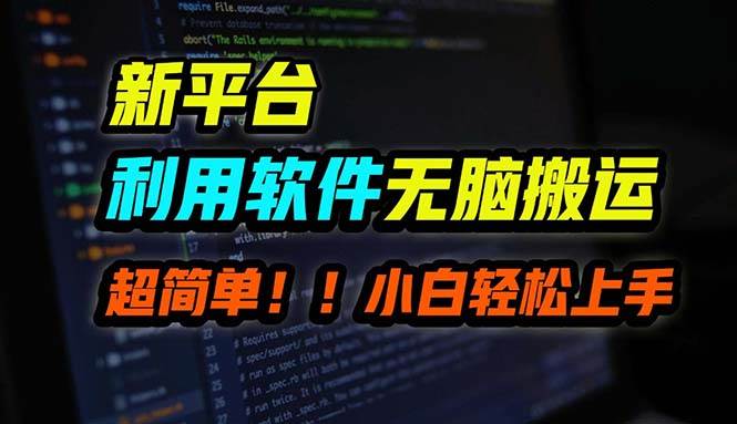 B站平台用软件无脑搬运，月赚10000+，小白也能轻松上手-村长副业网